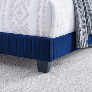 ModwayModway Celine Channel Tufted Performance Velvet Full Bed MOD-6331 MOD-6331-NAV- BetterPatio.com