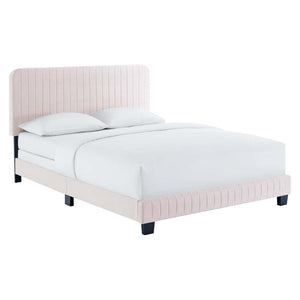 ModwayModway Celine Channel Tufted Performance Velvet Full Bed MOD-6331 MOD-6331-PNK- BetterPatio.com