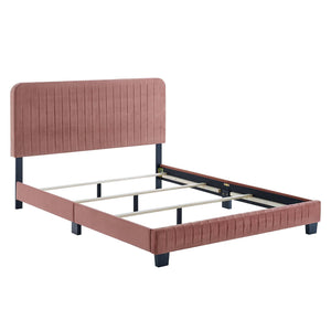 ModwayModway Celine Channel Tufted Performance Velvet King Bed MOD-6329 MOD-6329-DUS- BetterPatio.com