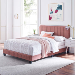 ModwayModway Celine Channel Tufted Performance Velvet King Bed MOD-6329 MOD-6329-DUS- BetterPatio.com