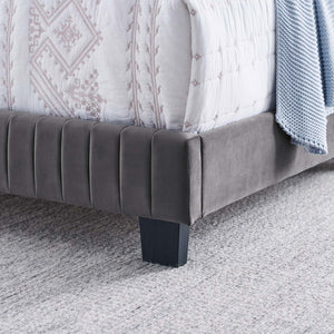 ModwayModway Celine Channel Tufted Performance Velvet King Bed MOD-6329 MOD-6329-GRY- BetterPatio.com