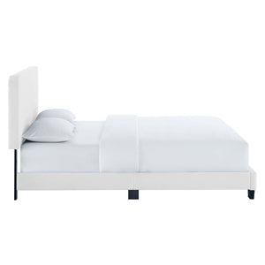 ModwayModway Celine Channel Tufted Performance Velvet King Platform Bed MOD-6333 MOD-6333-WHI- BetterPatio.com