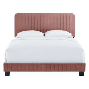 ModwayModway Celine Channel Tufted Performance Velvet Queen Bed MOD-6330 MOD-6330-DUS- BetterPatio.com