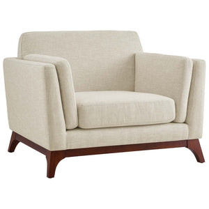 ModwayModway Chance Upholstered Fabric Armchair EEI-3063 EEI-3063-BEI- BetterPatio.com