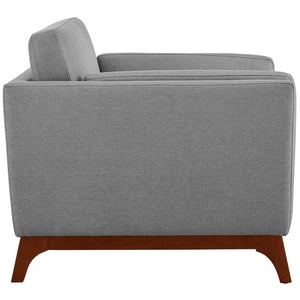 ModwayModway Chance Upholstered Fabric Armchair EEI-3063 EEI-3063-LGR- BetterPatio.com