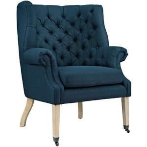 ModwayModway Chart Upholstered Fabric Lounge Chair EEI-2146 EEI-2146-AZU- BetterPatio.com