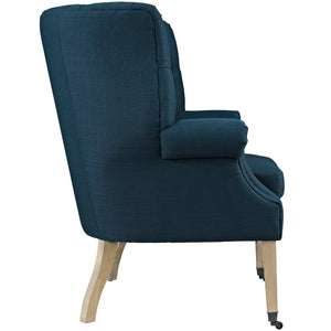ModwayModway Chart Upholstered Fabric Lounge Chair EEI-2146 EEI-2146-AZU- BetterPatio.com