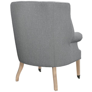 ModwayModway Chart Upholstered Fabric Lounge Chair EEI-2146 EEI-2146-LGR- BetterPatio.com