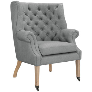 ModwayModway Chart Upholstered Fabric Lounge Chair EEI-2146 EEI-2146-LGR- BetterPatio.com