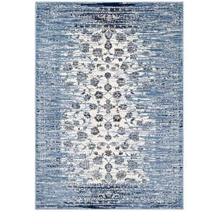 ModwayModway Chiara Distressed Floral Lattice Contemporary 8x10 Area Rug R-1131-810 R-1131B-810- BetterPatio.com