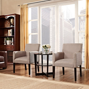 ModwayModway Chloe Armchair Set of 2 EEI-1299 EEI-1299-BEI- BetterPatio.com