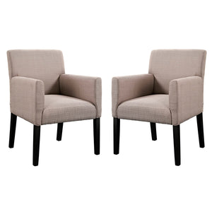 ModwayModway Chloe Armchair Set of 2 EEI-1299 EEI-1299-BEI- BetterPatio.com