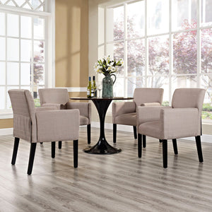 ModwayModway Chloe Armchair Set of 4 EEI-1679 EEI-1679-BEI- BetterPatio.com