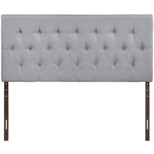 ModwayModway Clique Full Upholstered Fabric Headboard MOD-5204 MOD-5204-GRY- BetterPatio.com