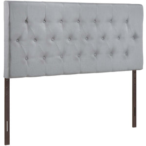 ModwayModway Clique Full Upholstered Fabric Headboard MOD-5204 MOD-5204-GRY- BetterPatio.com