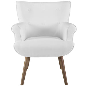 ModwayModway Cloud Upholstered Armchair EEI-2941 EEI-2941-WHI- BetterPatio.com