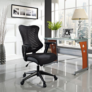 ModwayModway Clutch Office Chair EEI-209 EEI-209-BLK- BetterPatio.com