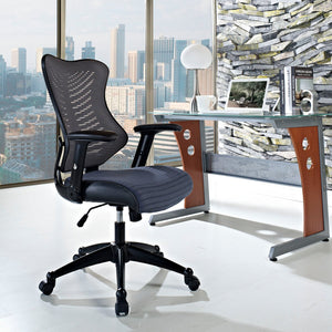 ModwayModway Clutch Office Chair EEI-209 EEI-209-GRY- BetterPatio.com