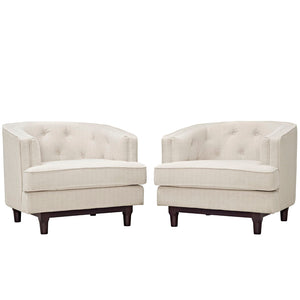 ModwayModway Coast Armchairs Set of 2 EEI-2449 EEI-2449-BEI-SET- BetterPatio.com