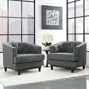 ModwayModway Coast Armchairs Set of 2 EEI-2449 EEI-2449-GRY-SET- BetterPatio.com