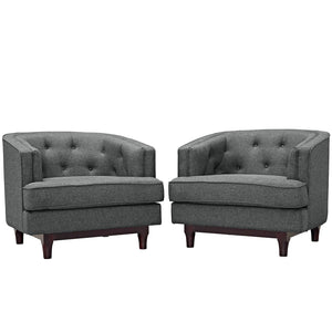 ModwayModway Coast Armchairs Set of 2 EEI-2449 EEI-2449-GRY-SET- BetterPatio.com