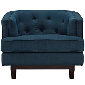 ModwayModway Coast Upholstered Fabric Armchair EEI-2130 EEI-2130-AZU- BetterPatio.com