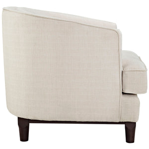 ModwayModway Coast Upholstered Fabric Armchair EEI-2130 EEI-2130-BEI- BetterPatio.com