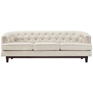 ModwayModway Coast Upholstered Fabric Sofa EEI-2131 EEI-2131-BEI- BetterPatio.com