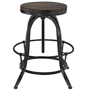 ModwayModway Collect Bar Stool Set of 2 EEI-1603 EEI-1603-BLK-SET- BetterPatio.com