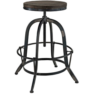 ModwayModway Collect Bar Stool Set of 2 EEI-1603 EEI-1603-BLK-SET- BetterPatio.com