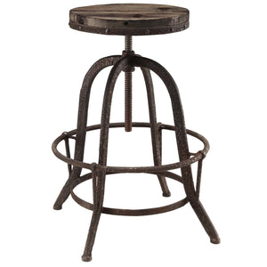 ModwayModway Collect Bar Stool Set of 2 EEI-1603 EEI-1603-BRN-SET- BetterPatio.com