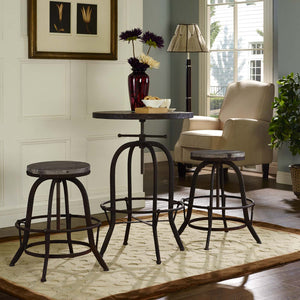 ModwayModway Collect Bar Stool Set of 2 EEI-1603 EEI-1603-BRN-SET- BetterPatio.com