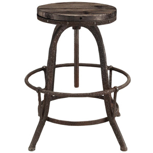 ModwayModway Collect Bar Stool Set of 2 EEI-1603 EEI-1603-BRN-SET- BetterPatio.com