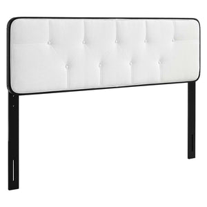 ModwayModway Collins Tufted Full Fabric and Wood Headboard MOD-6233 MOD-6233-BLK-WHI- BetterPatio.com