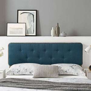 ModwayModway Collins Tufted Full Fabric and Wood Headboard MOD-6233 MOD-6233-GRY-AZU- BetterPatio.com