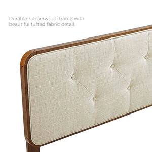 ModwayModway Collins Tufted Full Fabric and Wood Headboard MOD-6233 MOD-6233-WAL-BEI- BetterPatio.com