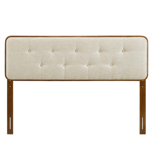 ModwayModway Collins Tufted Full Fabric and Wood Headboard MOD-6233 MOD-6233-WAL-BEI- BetterPatio.com