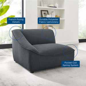 ModwayModway Comprise Left-Arm Sectional Sofa Chair EEI-4415 EEI-4415-CHA- BetterPatio.com