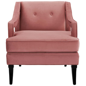 ModwayModway Concur Button Tufted Performance Velvet Armchair EEI-2996 EEI-2996-DUS- BetterPatio.com