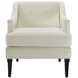 ModwayModway Concur Button Tufted Performance Velvet Armchair EEI-2996 EEI-2996-IVO- BetterPatio.com