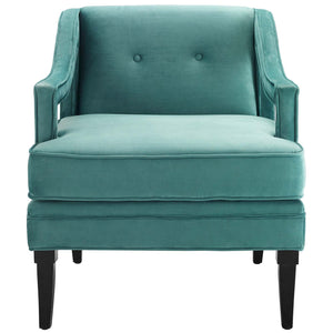 ModwayModway Concur Button Tufted Performance Velvet Armchair EEI-2996 EEI-2996-TEA- BetterPatio.com