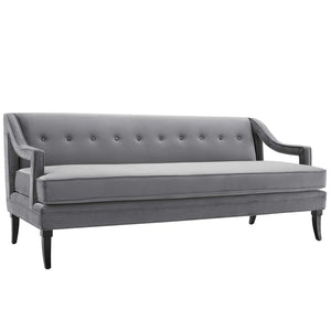 ModwayModway Concur Living Room Set Performance Velvet Set of 2 EEI-4024 EEI-4024-GRY-SET- BetterPatio.com