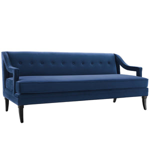 ModwayModway Concur Living Room Set Performance Velvet Set of 2 EEI-4024 EEI-4024-NAV-SET- BetterPatio.com