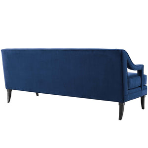 ModwayModway Concur Living Room Set Performance Velvet Set of 2 EEI-4024 EEI-4024-NAV-SET- BetterPatio.com