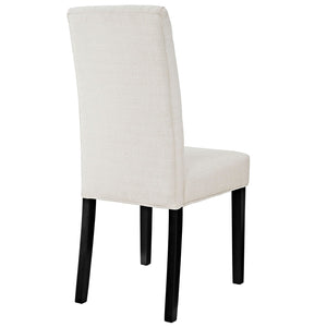 ModwayModway Confer Dining Fabric Side Chair EEI-1383 EEI-1383-BEI- BetterPatio.com