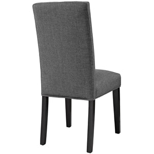 ModwayModway Confer Dining Fabric Side Chair EEI-1383 EEI-1383-GRY- BetterPatio.com