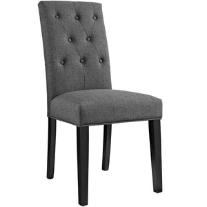 ModwayModway Confer Dining Fabric Side Chair EEI-1383 EEI-1383-GRY- BetterPatio.com