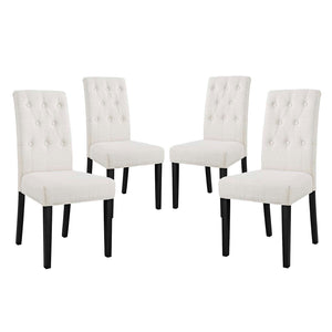 ModwayModway Confer Dining Side Chair Fabric Set of 4 EEI-3326 EEI-3326-BEI- BetterPatio.com