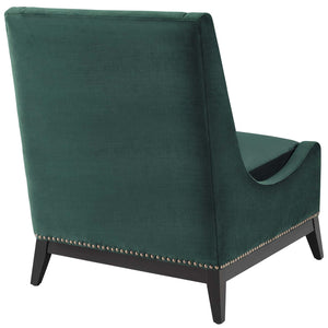 ModwayModway Confident Accent Upholstered Performance Velvet Lounge Chair EEI-3488 EEI-3488-GRN- BetterPatio.com