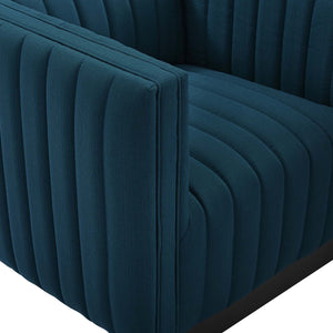 ModwayModway Conjure Tufted Armchair Upholstered Fabric Set of 2 EEI-5045 EEI-5045-AZU- BetterPatio.com